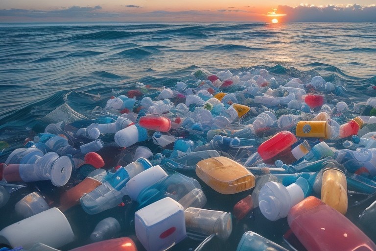 plastiki pływające w oceanie