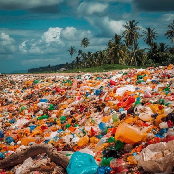 zanieczyszczenia plastikiem w Indonezji